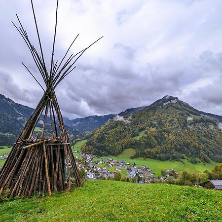 Panoramahof Bergglueck Leilighet Mellau Eksteriør bilde