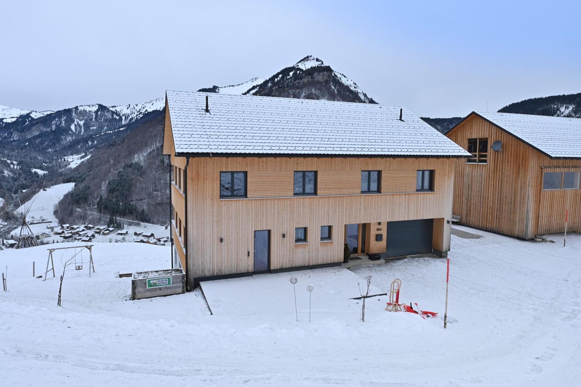 Panoramahof Bergglueck Leilighet Mellau Eksteriør bilde